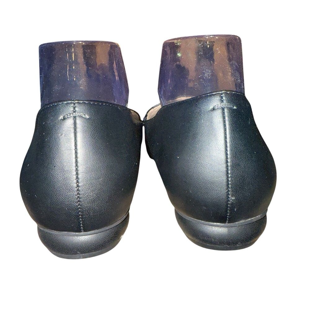 Franco Sarto Shoes Womens 9.5M Belamour Loafers Flats Black Faux Leather Slip On - Picture 4 of 7